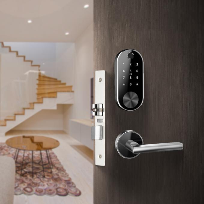 Kunci Pintu Elektronik Paduan Aluminium Mortise Standar Untuk Ruang Rumah 0