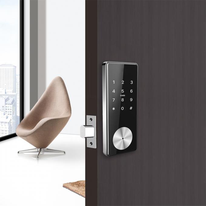 Apartemen Pintu Digital Nirkabel Kunci WiFi Kunci Pintu Bluetooth APP Kombinasi Kunci Elektronik Tanpa Pegangan 1