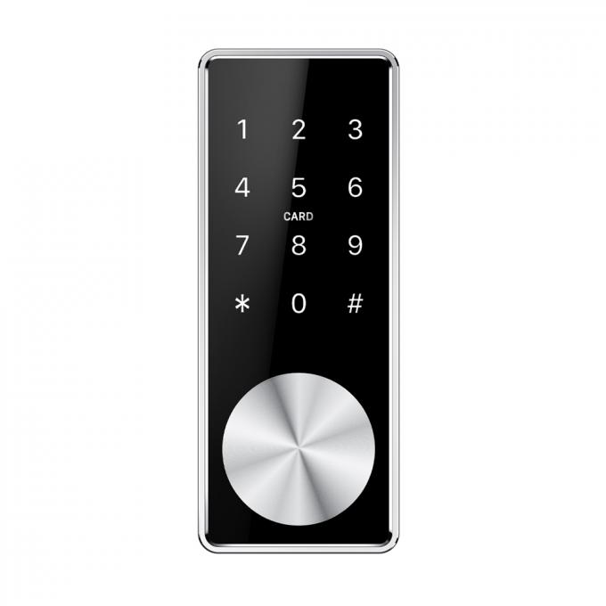 Kunci Pintu Bluetooth Cerdas / Kunci Pintu Listrik Depan Ukuran Kompak 0