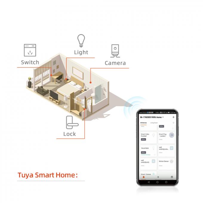 Kontrol Pintu Bluetooth Cerdas Sistem Aplikasi Tuya Untuk Penggunaan Di Rumah 1
