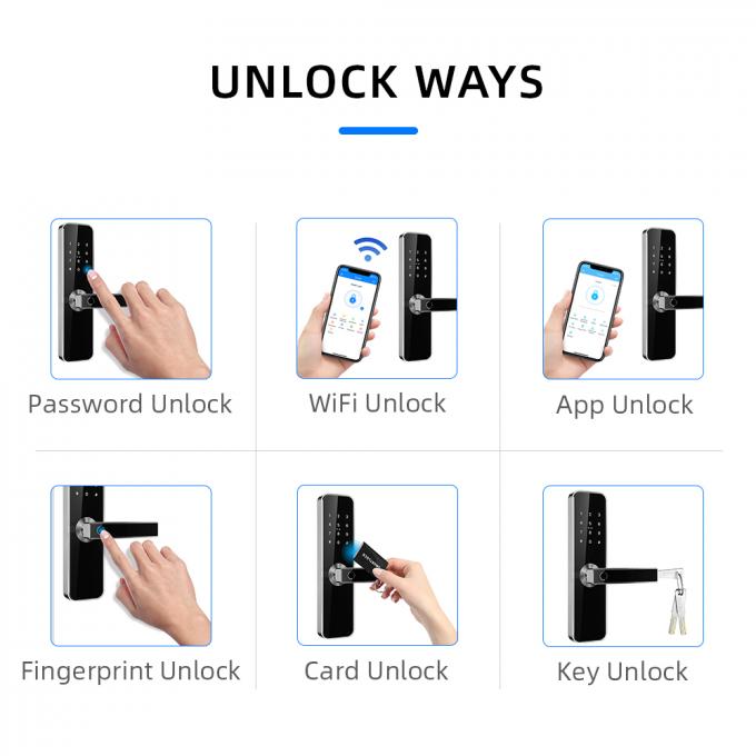 Sidik Jari Biometrik Liliwise Electronic Keyless door locks Anti Pencuri 0