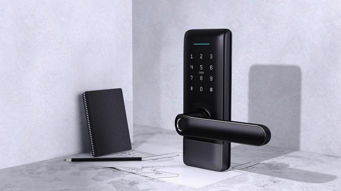 Wifi Kustom Smart Digital Door Lock Kode Kartu Sidik Jari 4