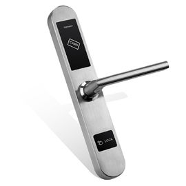 Aluminium Sliding Door Lock Smart Card Key Unlock 20% ~ 90% Kelembaban Bekerja