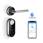 Kunci Pintu Elektronik Aluminium Paduan Biometrik Kunci Pintu Bluetooth