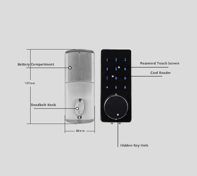 Remote Control Digital Mortise Lock, Custom Door Lock Otomatis Untuk Rumah 3