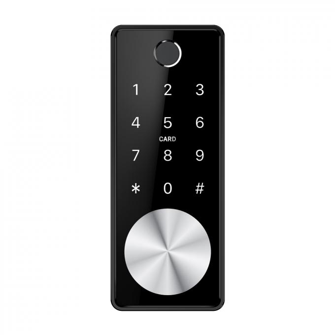 Kunci Pintu Elektronik Cerdas Bluetooth Remote Control Sidik Jari Digital Dengan Gerendel Otomatis 0
