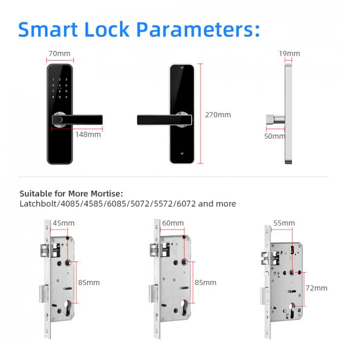 Sidik Jari Biometrik Liliwise Electronic Keyless door locks Anti Pencuri 1