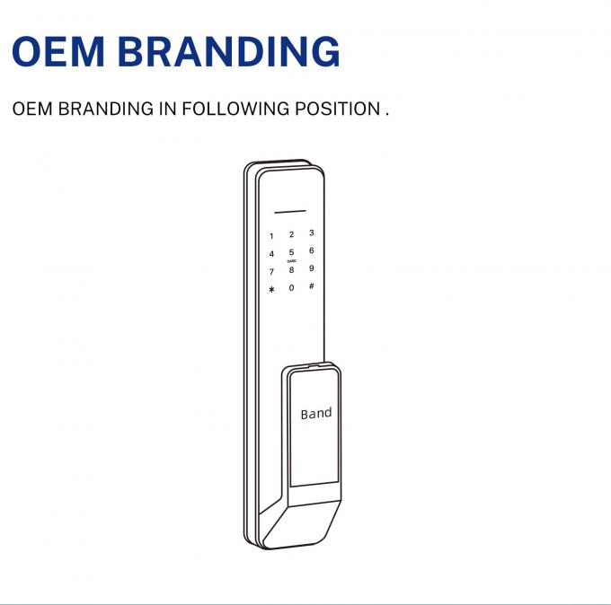 Liliwise Desain Baru Kunci Otomatis Penuh Kunci Digital Elektronik Tangan Kunci Tuya APP TTlock Kunci Pintu Cerdas 36