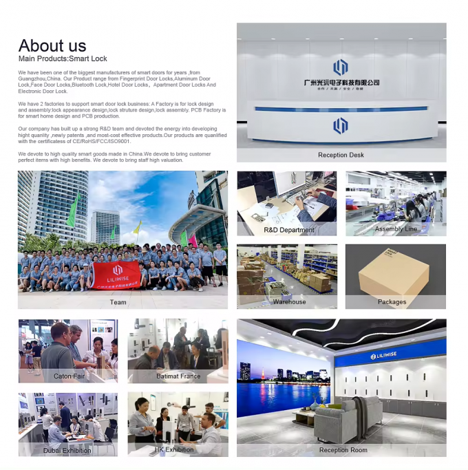 Liliwise Fechadura Digital Tuya Intelligente Cerradura Wifi Keamanan Wireless Password Keyless Smart Door Lock Dengan Kamera 38