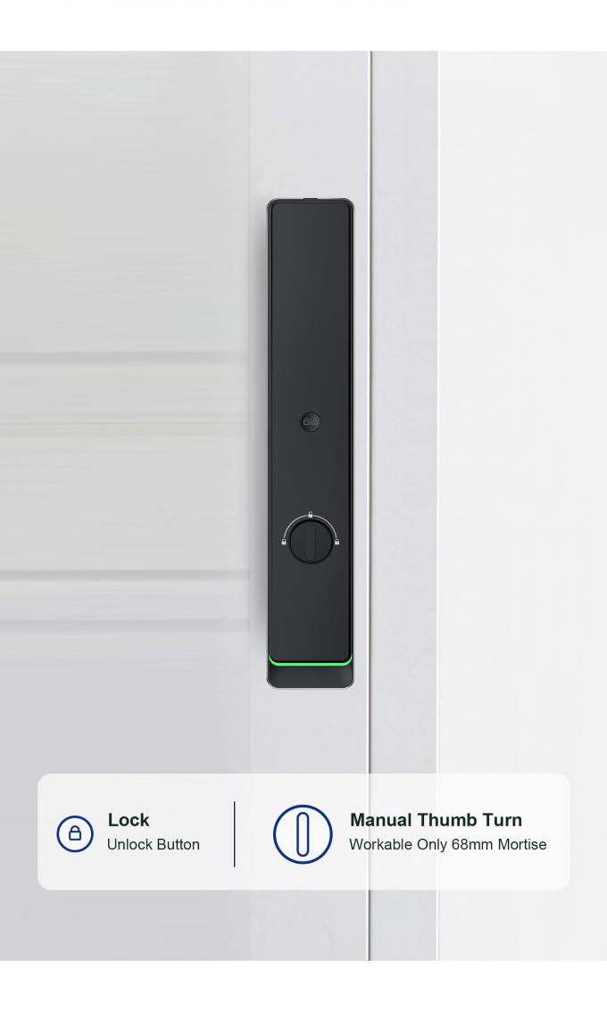 Liliwise Automatic Customized Wifi Waterproof Built-In Doorbell Unlock Smart Locks Tuya Ttlock Smart Door Lock With Fingerprint 12