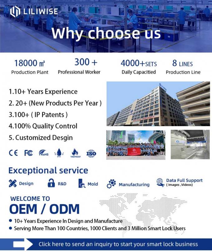 Liliwise Bimoetric Password Lock Tuyawifi Huellas Dactilares Listrik Digital Cerradura Electronica Inteligente Kunci Pintu Pintar 0