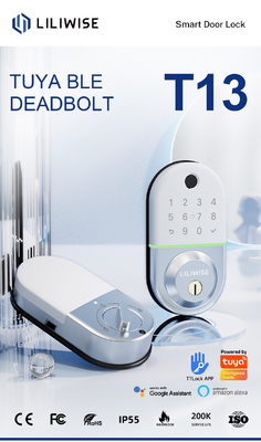 Kunci elektronik Liliwise Cerraduras Inteligentes Digital Deadbolt Smart Lock