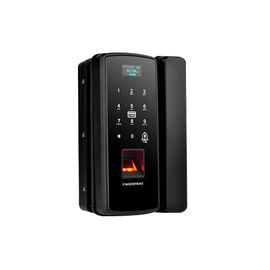 Plastik Digital Fingerprint OLED Kaca Sliding Door Lock Battery Life 3000 Kali