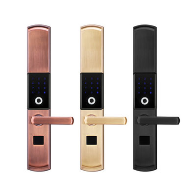 Kabinet Sidik Jari Luar Ruangan Kunci Pintu Geser Kontrol Biometrik Bluetooth