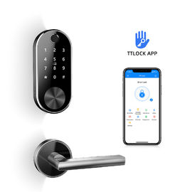 Mobile Wifi Kepad Fingerprint Door Lock Dengan Baterai AAA 4 * 1,5V American Standard