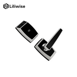 Split Type Fingerprint Sensor Door Lock Scramble Kode PIN Layar Sentuh