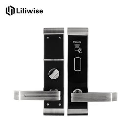Zinc Alloy Rfid Hotel Kunci Pintu Dengan IC Card Mechanical Key 310 * 72mm
