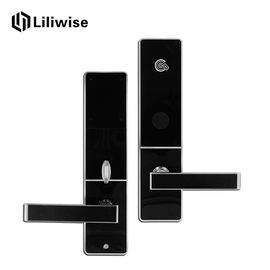 RFID Elektronik Hotel Kunci Pintu Zinc Alloy 310 * 72mm Peringatan Tegangan Rendah