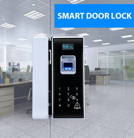 Pintu Kaca Kunci Pintu Elektronik Dengan Remote Control Kata Sandi Sidik Jari