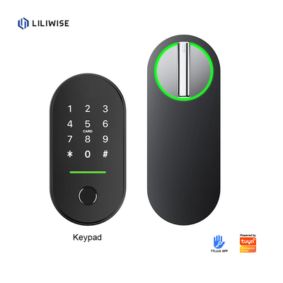Liliwise Hot Selling Kunci Smart Home Indoor Tuya Ttlock Keamanan Kunci Digital Wifi Smart Kunci Dengan Keyless