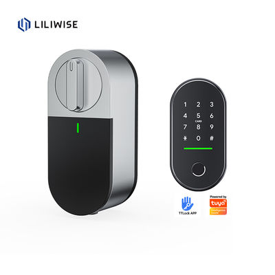 Liliwise OEM ODM Retrofit Smart Lock Kunci Pintu Digital Kunci Pintu Pintu Pintu Pintar Elektronik Bermotor Fits Silinder Profil UE