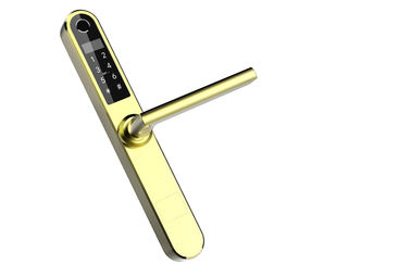 Aluminium Tahan Lama Kunci Pintu Tombol Pindai Jari Panel Digital Pengoperasian Layar Elektronik
