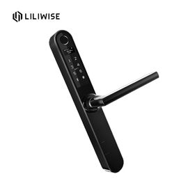 Digital 4 In 1 Smart Aluminium Sliding Door Lock Dengan Bahasa Inggris, Bahasa Cina
