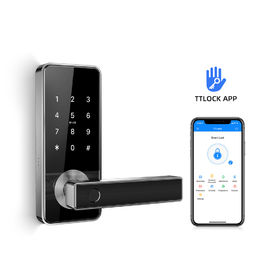 OEM Smart Code Door Lock Untuk Rumah / Outdoor Fingerprint Digital Latch Lock