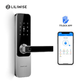 Kunci Pintu Bluetooth Eropa Cerdas WiFi Sidik Jari Bluetooth Amerika Standar Menangani Kunci