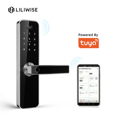 Kunci Pintu Elektronik Airbnb Residence Tuya Smart Card Passcode Sidik Jari Wifi Kunci Pintu