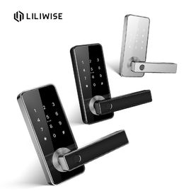 Kunci Pintu Elektronik Rumah Tinggal, Wifi Digital Aman Layar Sentuh Finger Print Latch Door Knob Lock
