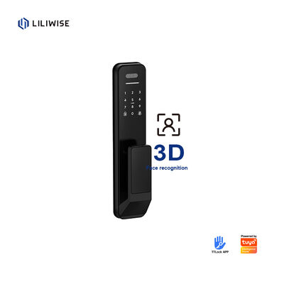Liliwise Security Digital Doorbell Tuya Wifi Smart Fingerprint Lock Face Recognition Kamera Pintu Kunci Kontrol De Accesos