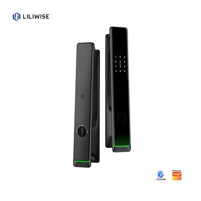 Liliwise Otomatis Listrik Smart Door Lock Waterproof Outdoor Fingerprint Keyless Ttlock Tuya Smart Lock Dengan Wifi