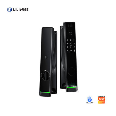 Liliwise Keamanan Tuya Wifi Cerradura Inteligente Kunci Cerdas Elektronik Sidik Jari Tanpa Kunci Ttlock Pintu Digital Kunci Cerdas