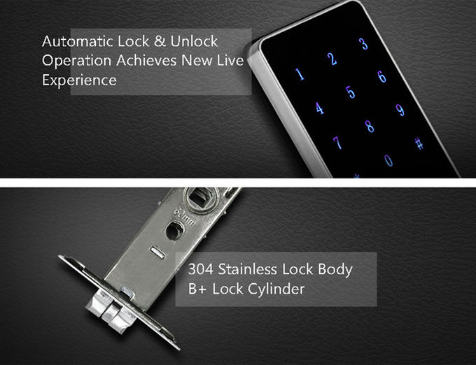 Remote Control Digital Mortise Lock, Custom Door Lock Otomatis Untuk Rumah 1