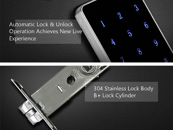 Kontrol APP Remote Lock Pintu Depan, Smart Bluetooth Self Locking Door Lock 2