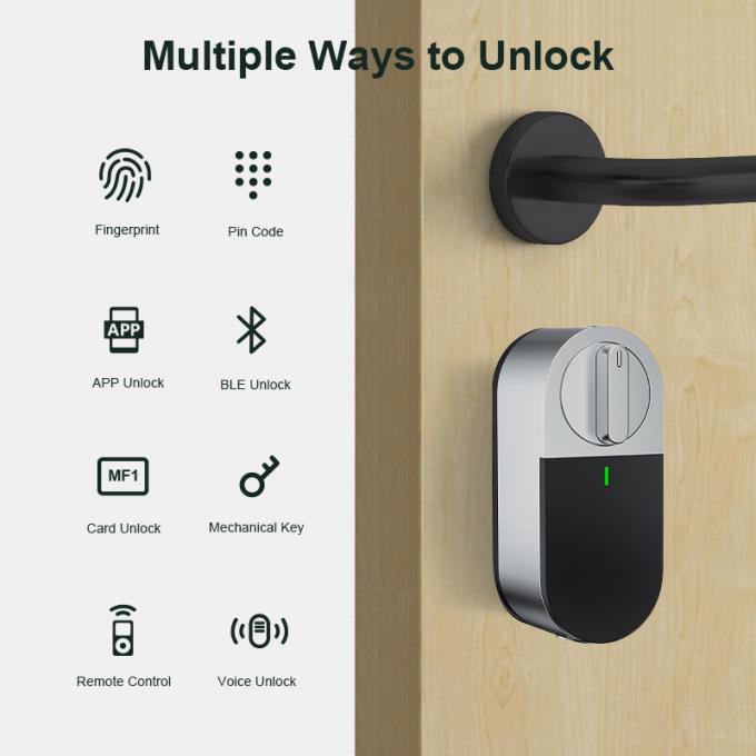 Liliwise OEM ODM Retrofit Smart Lock Kunci Pintu Digital Kunci Pintu Pintu Pintu Pintar Elektronik Bermotor Fits Silinder Profil UE 1