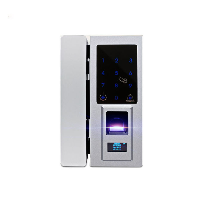 Keamanan Cerdas Biometric Fingerprint Digital Elektronik Kombinasi Kunci Pintu Kaca 0